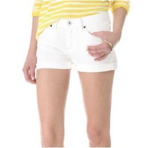 Madewell White Jean Shorts Size 26 Shortie